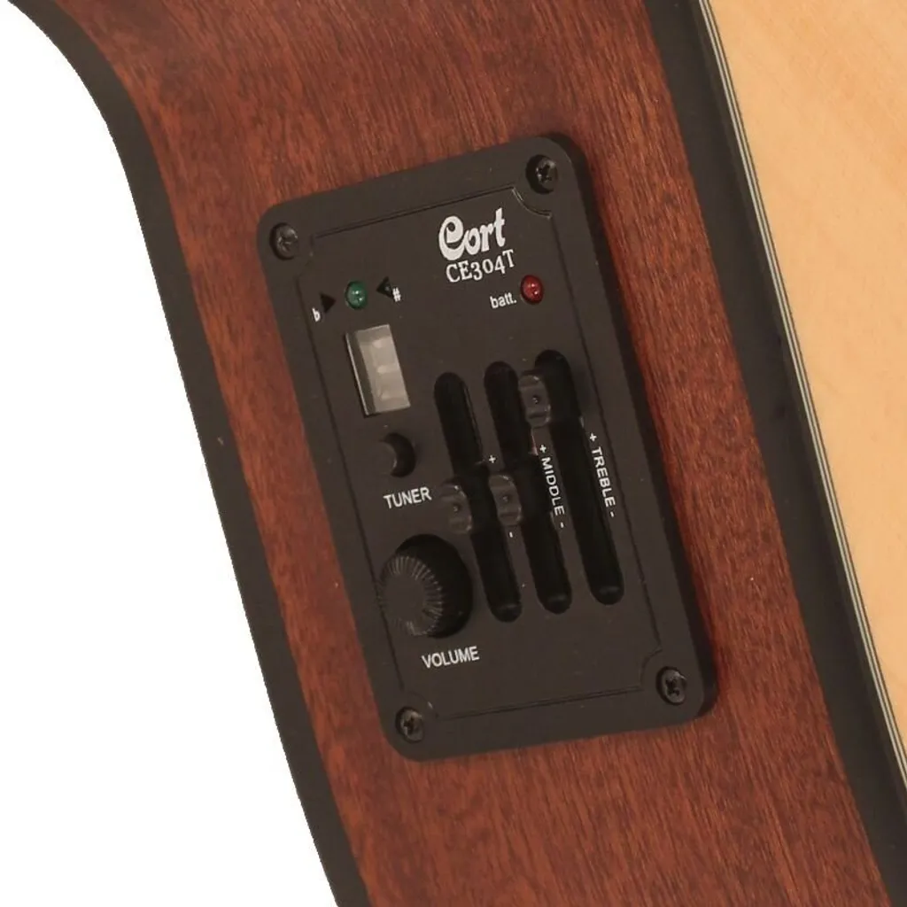 Cort CEC-1 Guitare Classique Électro-Acoustique Slim à Pan Coupé