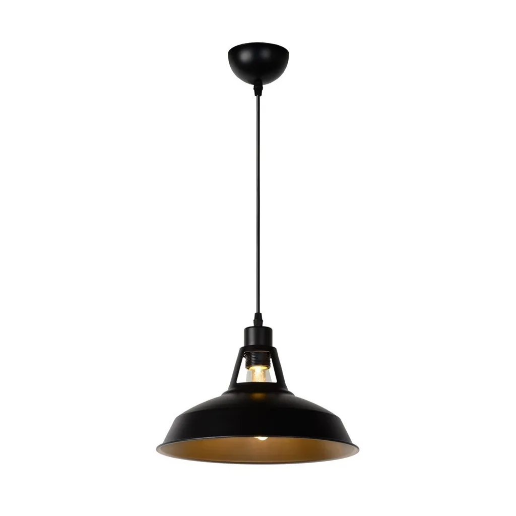 Sublimez votre Déco Sombre avec la Suspension Dorée BRASSY/BIS E27