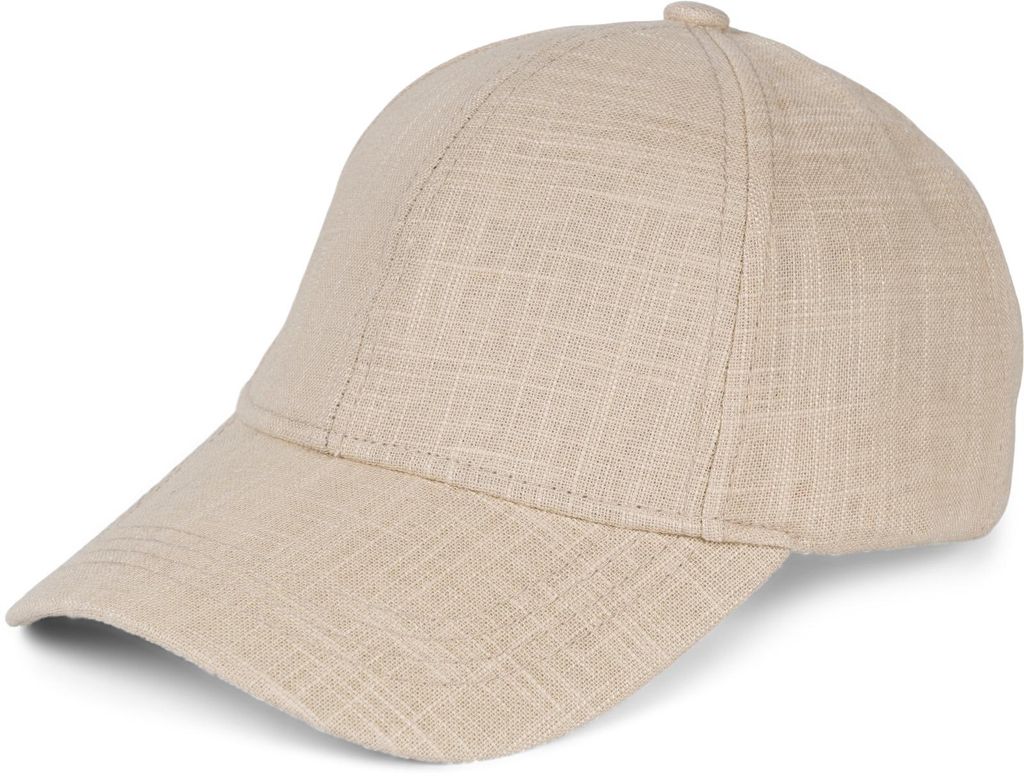 styleBREAKER Uni Leinen Baseball Cap | Verstellbare 6-Panel Produktbild 