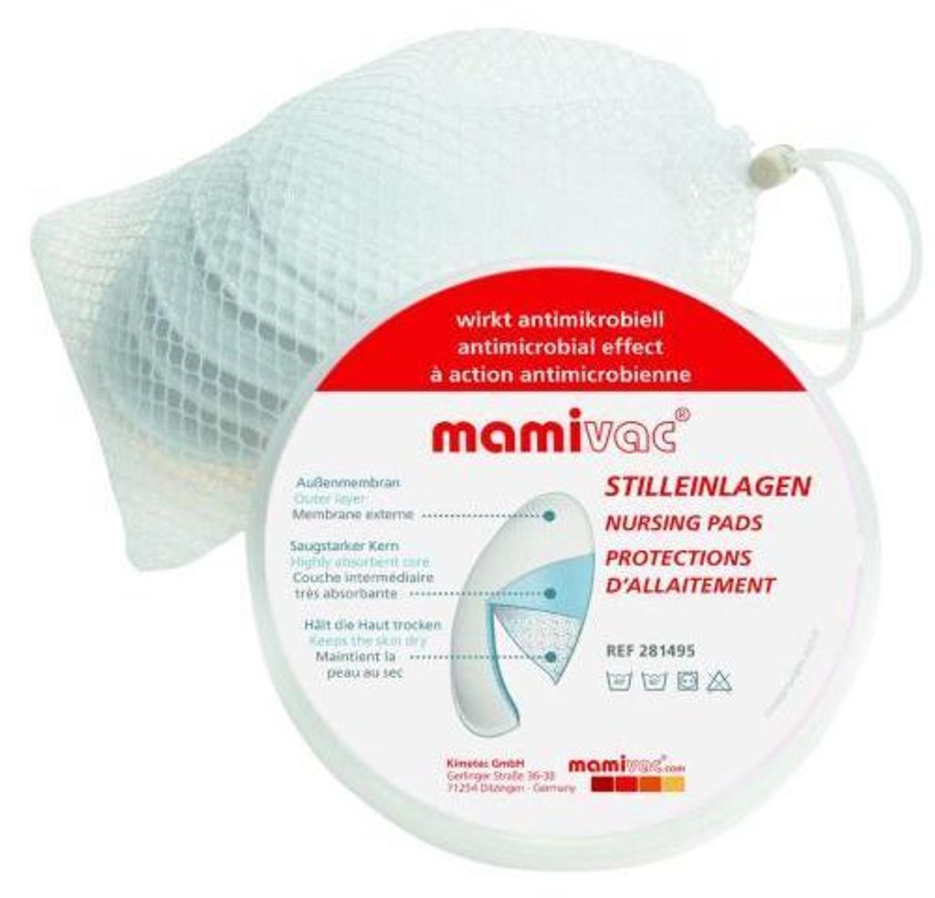 Coussinets d'allaitement Mamivac Microfibre anti-microbien Image du produit 