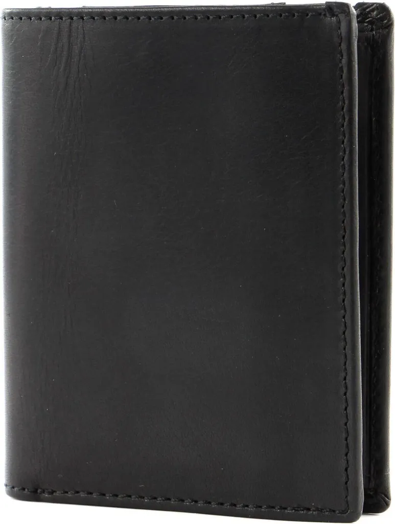 Portafoglio Uomo Leonhard Heyden Roma Nero Notecase | Pelle Premium