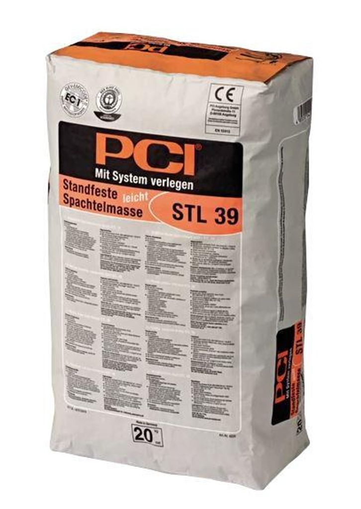 PCI STL 39 Standfeste Spachtelmasse leicht 20 kg Sack Produktbild 