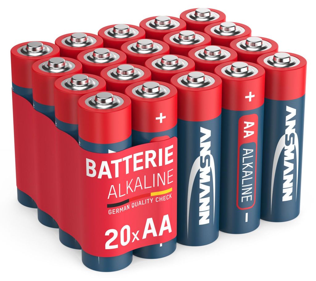 20x ANSMANN Alkaline Batterie AA Mignon 1,5V - LR6 AM3 Produktbild 
