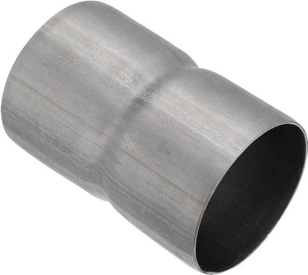 Adaptateur d'échappement 63,5 mm inox pour réparer fuites et raccords