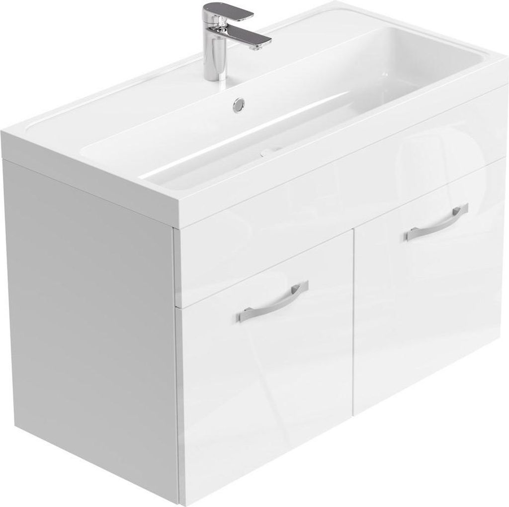Set di mobili da bagno con lavabo e mobile sottolavabo Paso Immagine del prodotto 