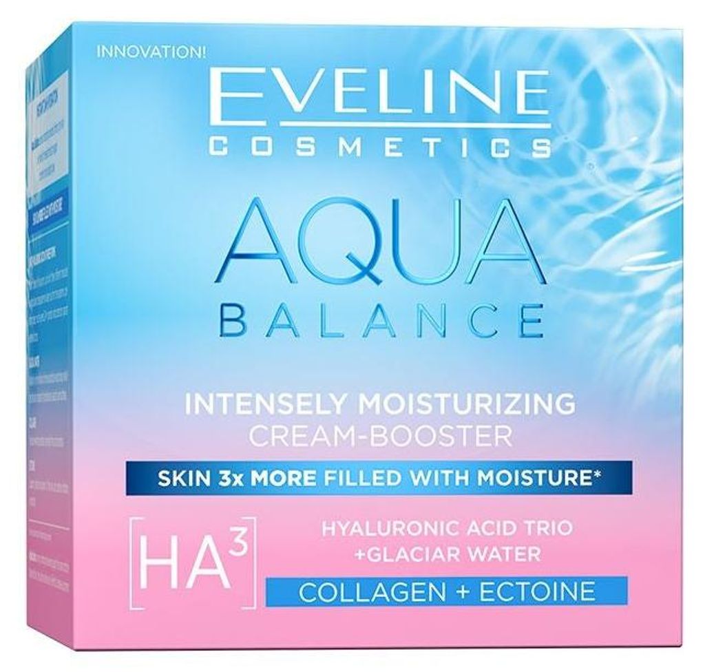 Eveline Cosmetics AQUA BALANCE – feuchtigkeitsspendende, beruhigende Gesichtscreme