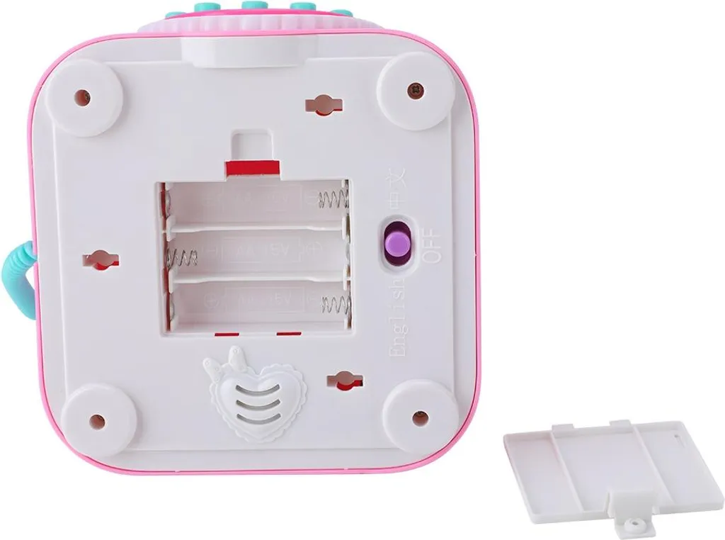 Téléphone bilingue pour bébé avec fonctions musicales et éducatives bleu