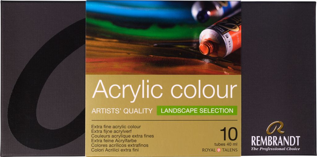 Rembrandt Acrylfarben-Set Landschaftsauswahl | 10 x 40 ml