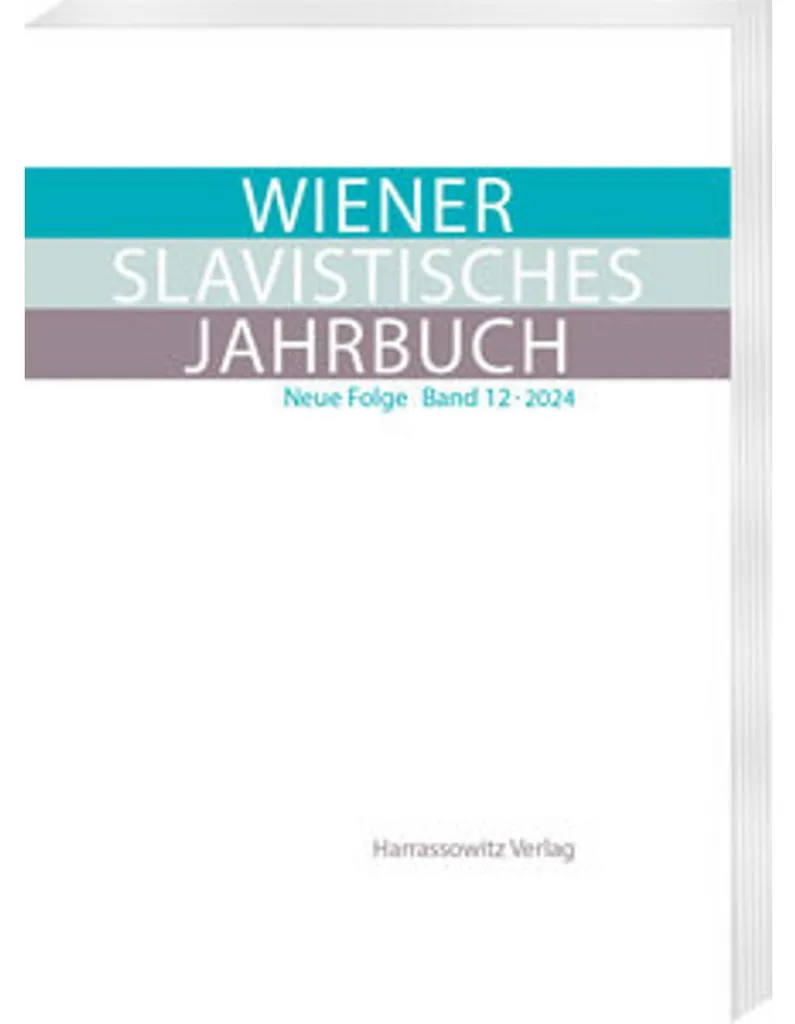 Wiener Slavistisches Jahrbuch 12 pour Chercheurs en Sciences Humaines
