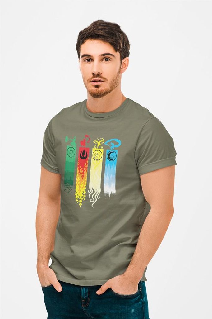 D&B Uni Polo AN00002_The Last Airbender_MilitärGrün-Größe XL