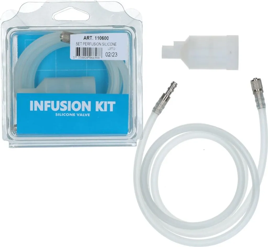 Set per infusione in silicone sostenibile