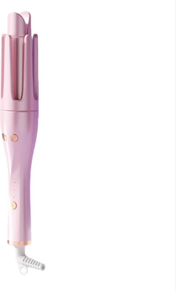 INF Automatischer rotierender Lockenstab: Mühelose Locken mit Ionen Technologie Rosa