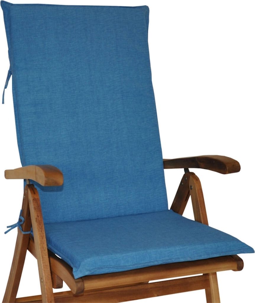 Polster für Gartenstuhl , Gartenbank , Gartenmöbel Easy , Gr. 120 x 50 x 6 cm , Colore turchese ( türkis )