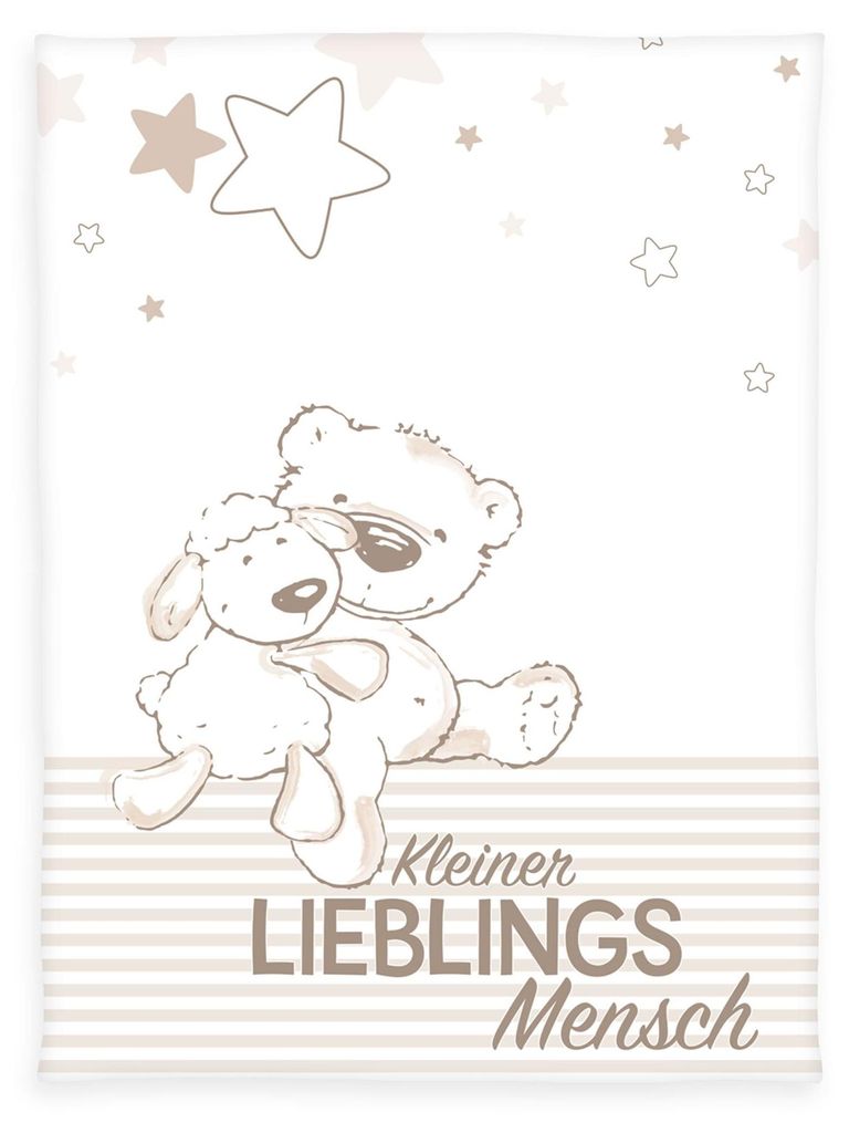 Fynn Lieblingsmensch Microfaserflausch-Decke, 75x100cm Produktbild 