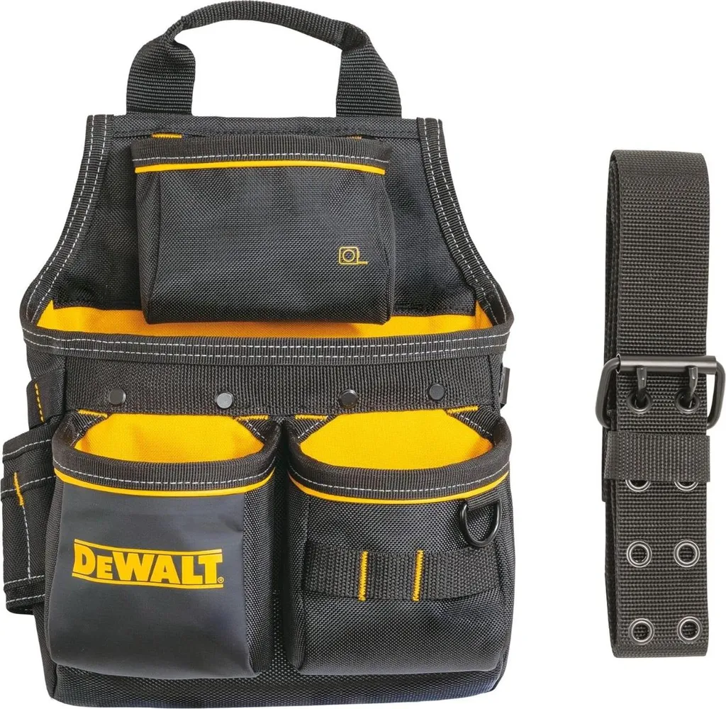 Poche à clous et vis avec ceinture réglable DEWALT pour les chantiers