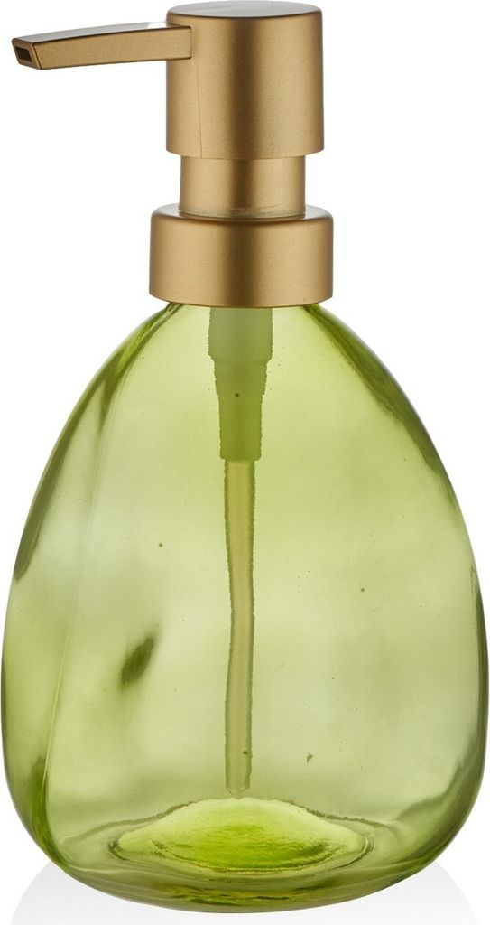 Mijolnir, SBN0057, Seifenspender, GLAS, Grün, 10 x10 x 16 cm