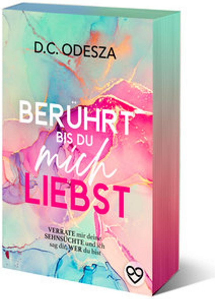 A book cover with abstract watercolor-like art.