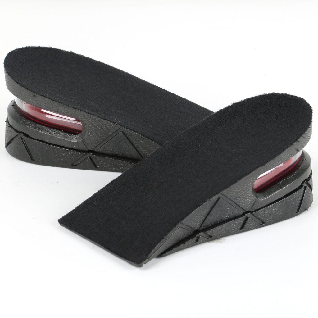 TRIXES Schuheinlagen zur Erhöhung der Körpergröße. Gepolsterte Fersen mit Luftblasenunterstützung, Uni