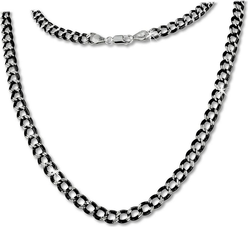 SilberDream Collier 925 Silber 45cm Panzerkette Schmuck Produktbild 