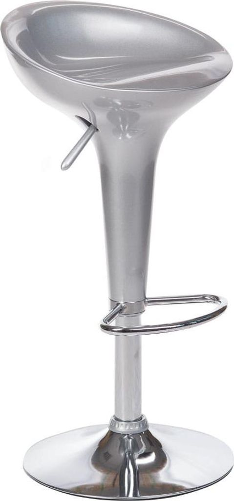 Barová židle Hoker BX-1002 - Stříbrná Obrázek produktu 
