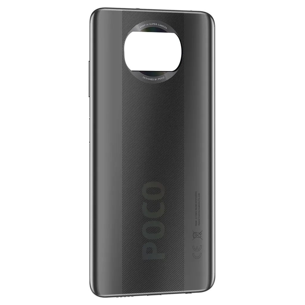 Couvercle de batterie Xiaomi Poco X3 Original Service Pack Gris Foncé