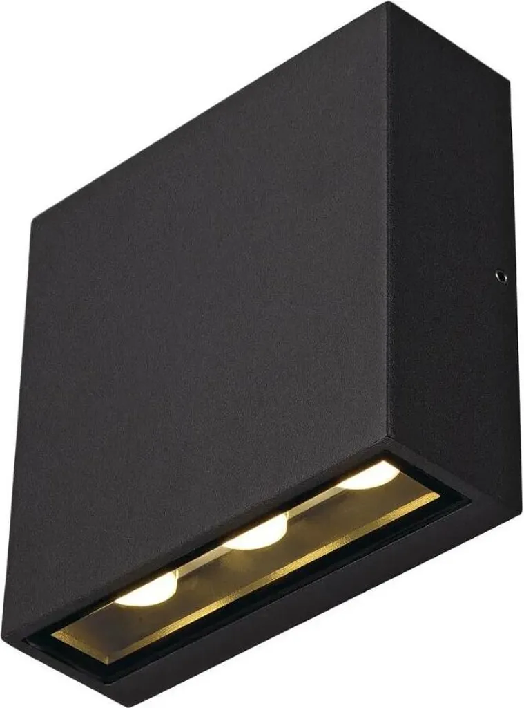 Applique murale BIG QUAD UP/DOWN WL anthracite : fini les zones sombres