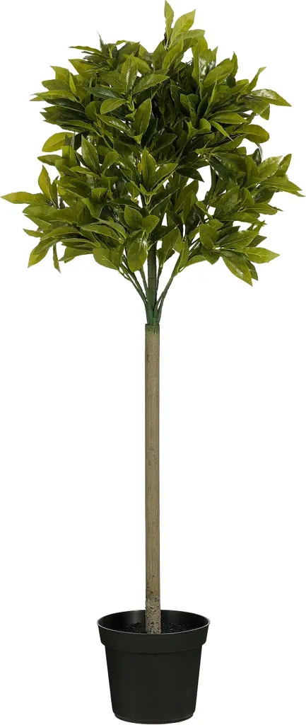Laurier Artificiel en Pot 120cm Mica Decorations Vert pour Décoration
