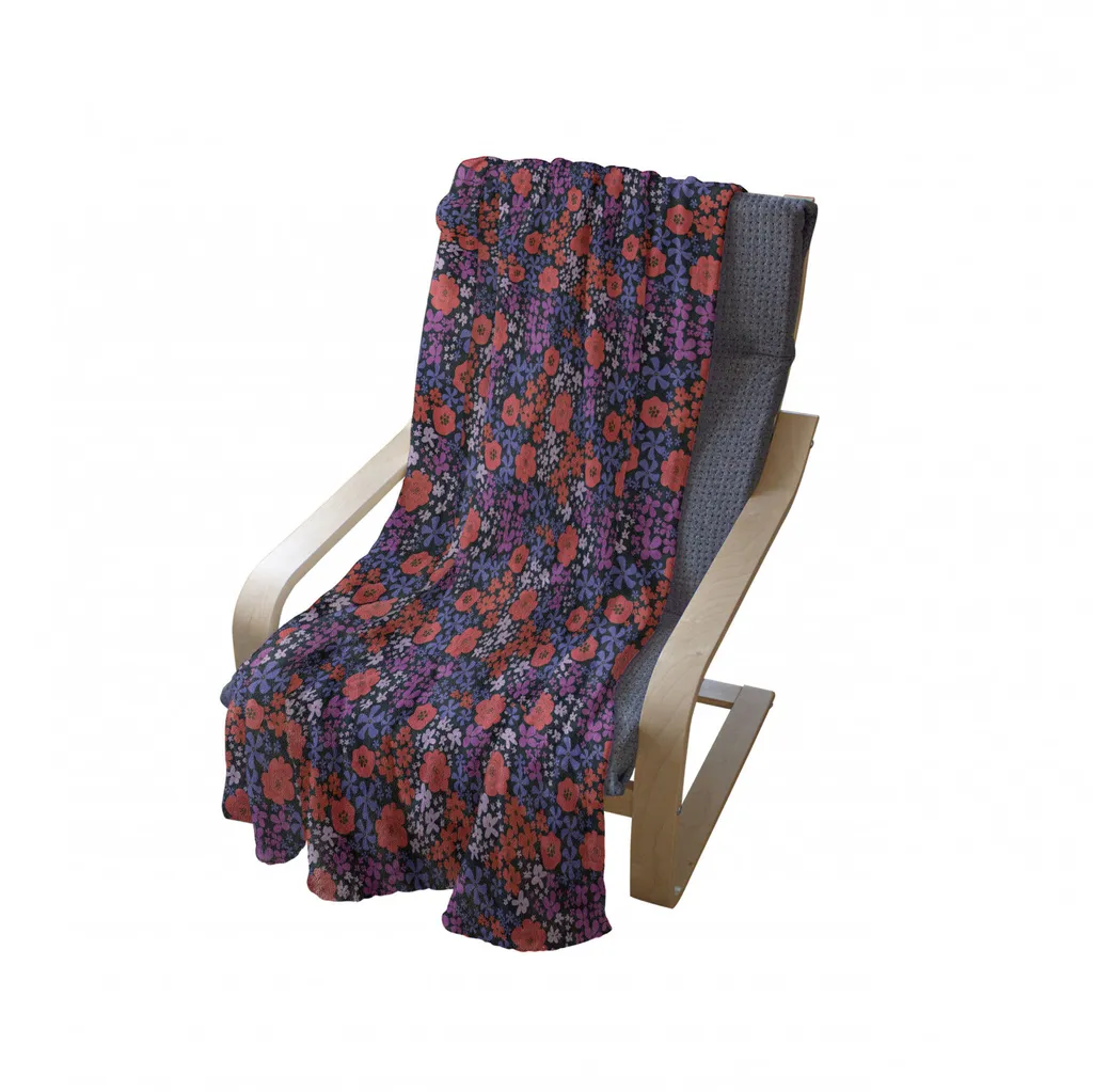 Coperta In Pile Di Flanella Con Fiori E Api – Morbida E Calda, 127x152 Cm, Reversibile, Lavabile In Lavatrice, Per Letto, Divano E Viaggi
