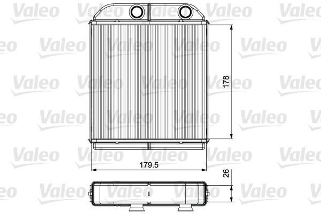 VALEO 811538 Wärmetauscher Innenraumheizung Kühler für VOLVO V40 Kombi (645) S40 I (644)