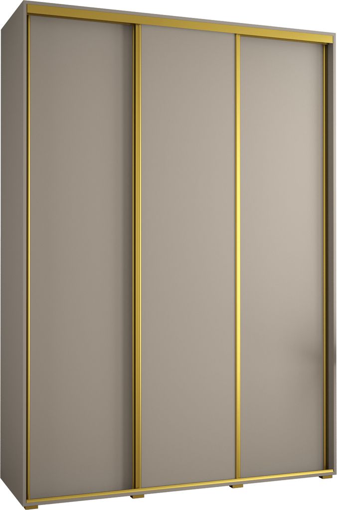 Kryspol Dakota 1 Schrank, drei Türen - 235,2x170x60cm - Kaschmir Gold