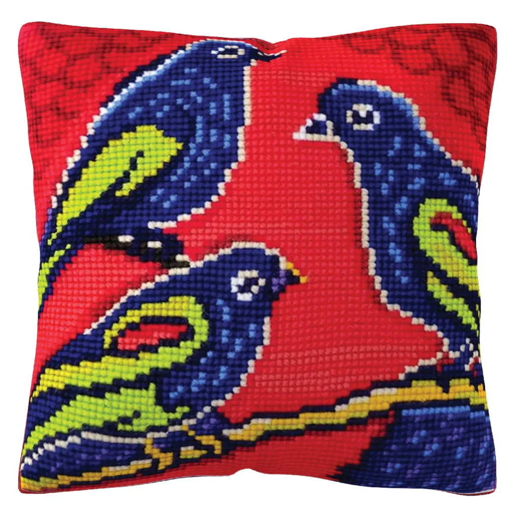 CDA Coussin à broder point de croix Combinaison - Imprimé 40x40cm