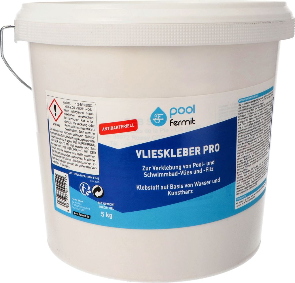 Fermit Pool Vlieskleber PRO 5kg 09121 Produktbild 
