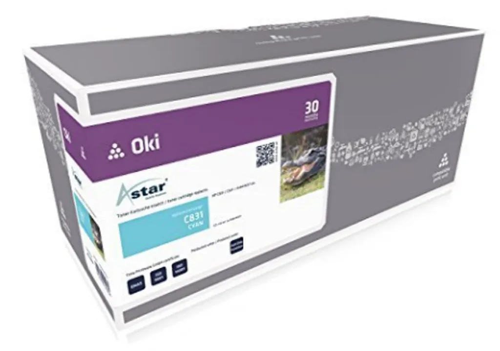 Toner Astar Ciano per OKI C831/C841 - Colori Brillanti per il Business