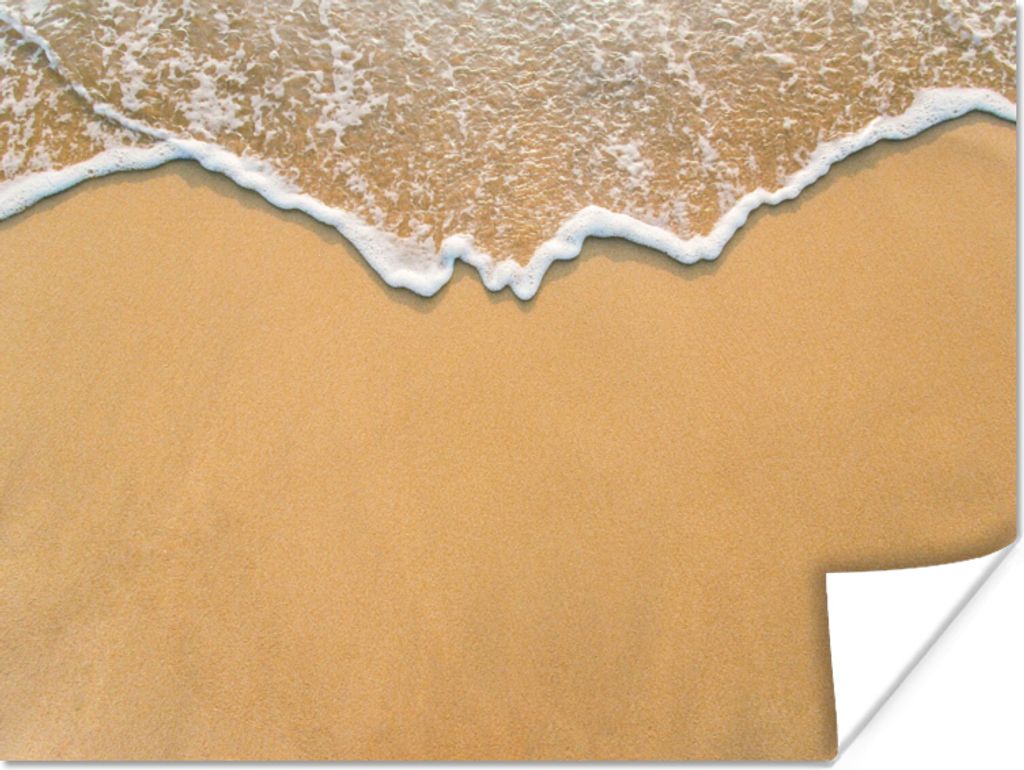 MuchoWow Poster Strand - Sommer - Meer 80x60 cm - Kunst für zu Hause