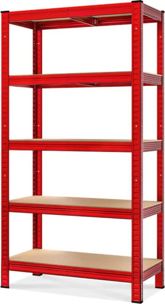 MONZANA® Schwerlastregal 180x90x40cm 875kg rot 5 Produktbild 