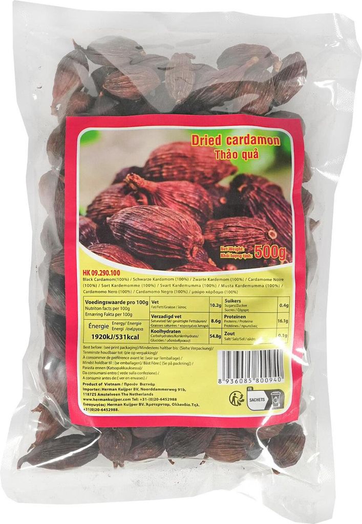 Thao Qua Vietnamesischer schwarzer Kardamom 500g Produktbild 