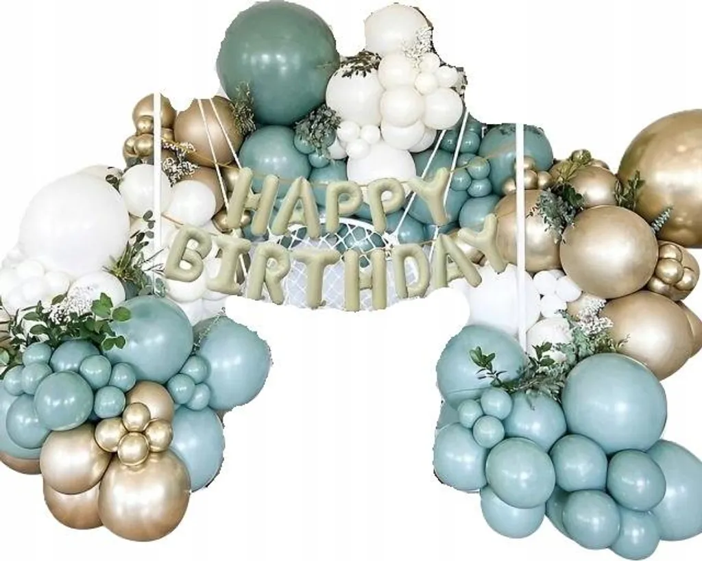 Ballons de baudruche Happy Birthday 124el haute qualité et grand volume