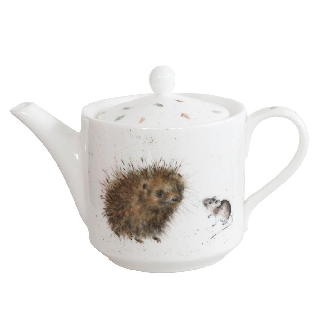 Wrendale Designs Porzellan Teekanne Igel und Maus - ca. 600 ml
