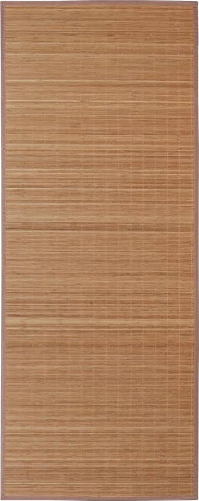 vidaXL Tapis Bambou Marron Rectangulaire 120x180 cm Image du produit 