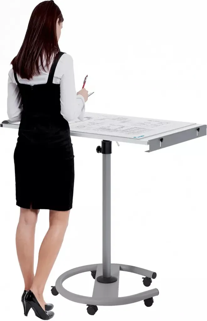 Flipchart Magnétique Rotatif ROCADA avec Surface de Travail Réversible - 10