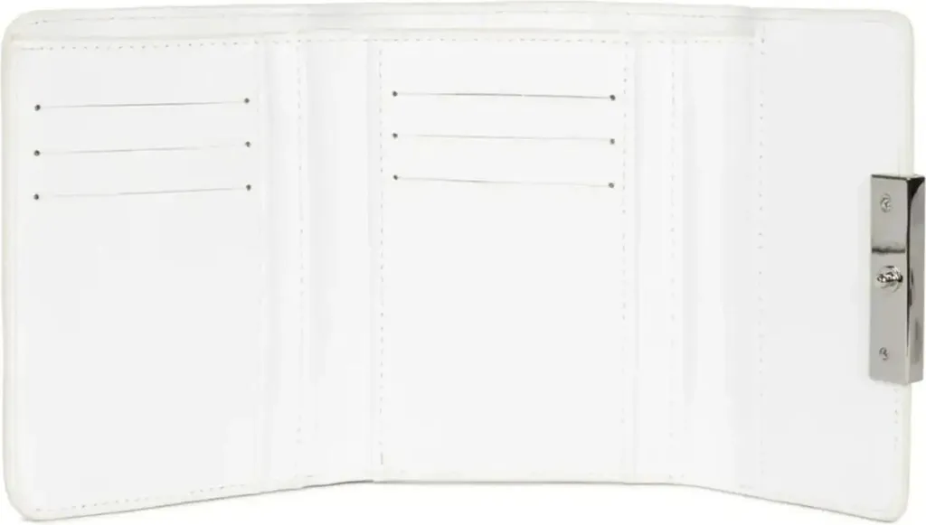 Lancaster Portefeuille Paris Ily Blanc en Cuir de Vachette Véritable