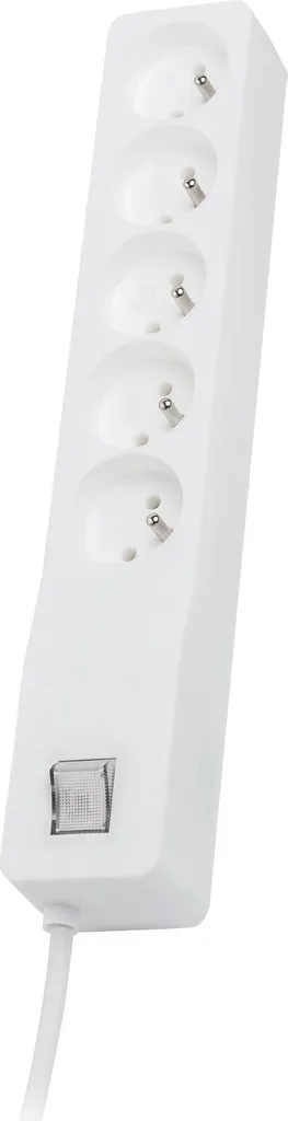 Lestar LESTAR ZX 510 G-A K.:WH 3,0M protezione contro le sovratensioni Bianco 5 prese AC 230 V 3 m