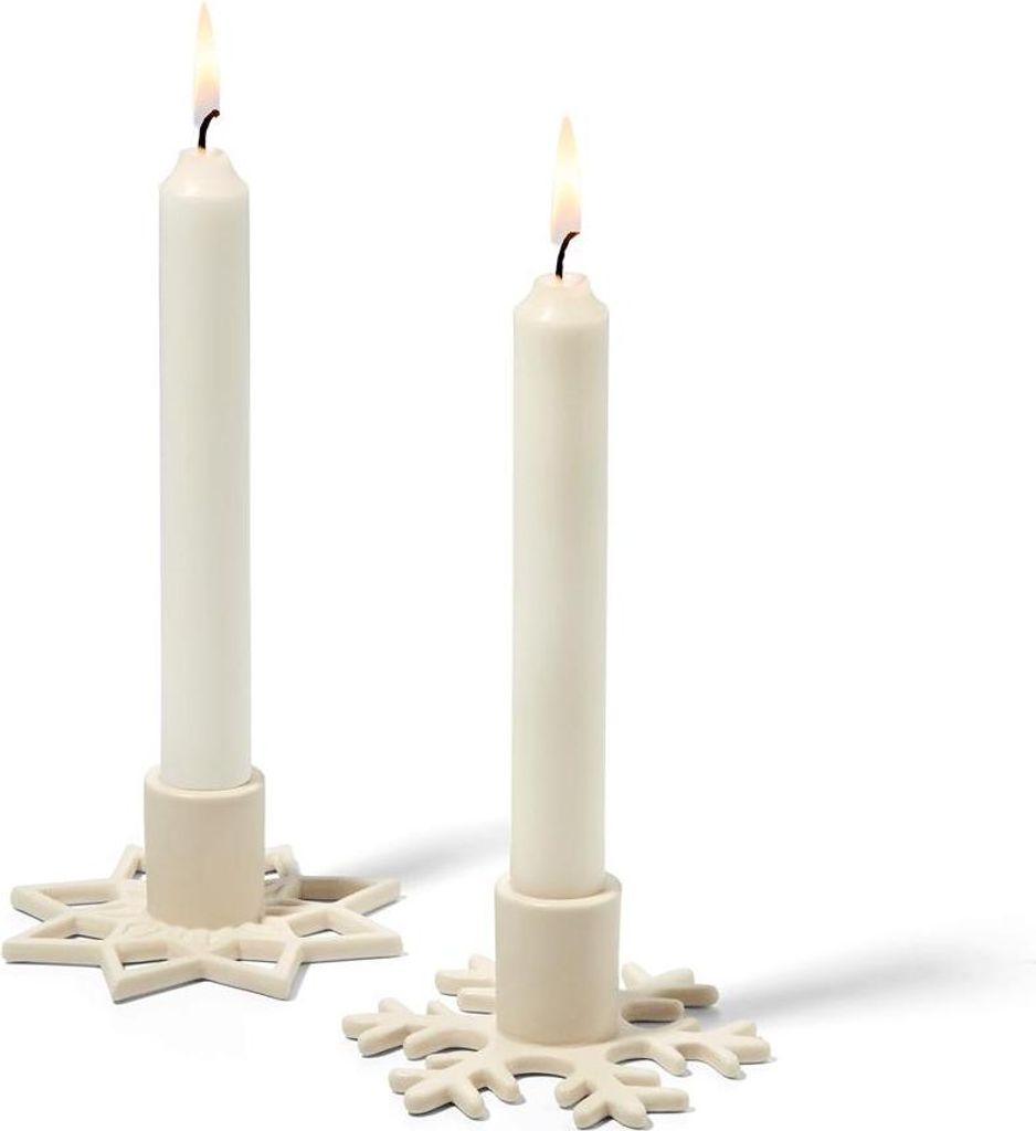 PHILIPPI DESIGN Kerzenleuchter FLOCKE im Stern-Design für die Weihnachtszeit