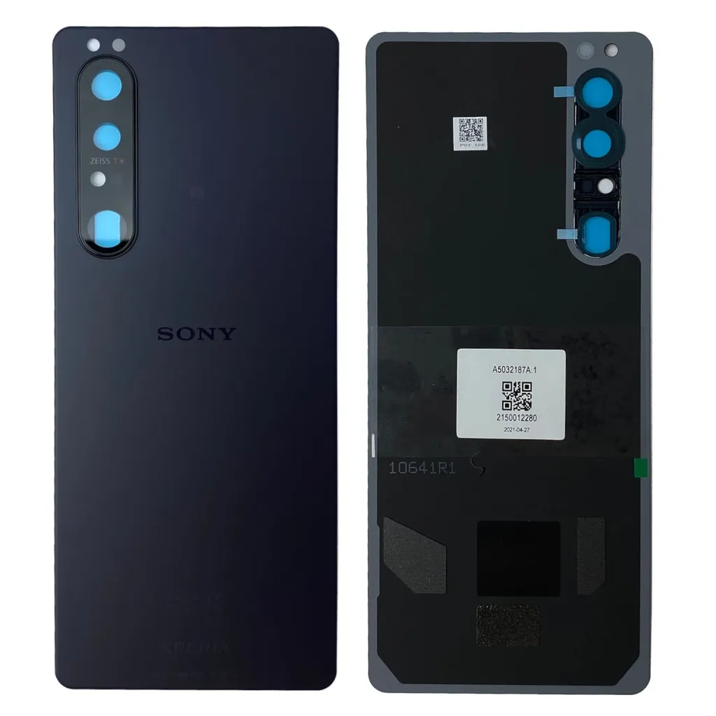 Coque arrière de remplacement pour Xperia 1 III - Vitre arrière Violette
