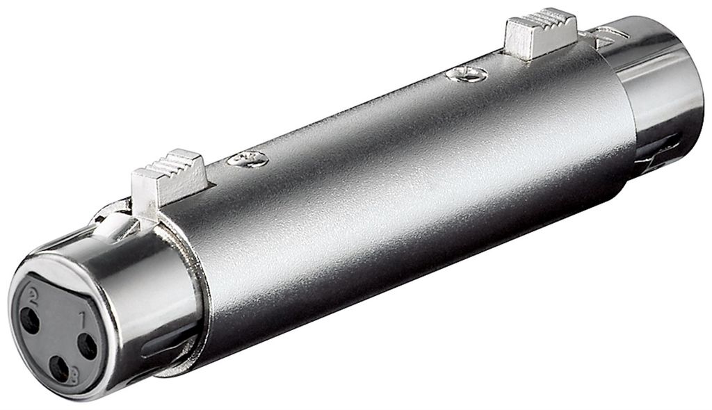 Goobay XLR-Adapter/-Kupplung, Buchse zu Buchse - XLR-Buchse Produktbild 