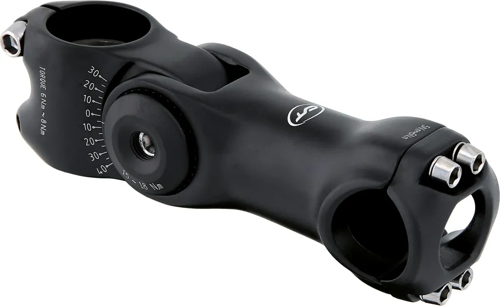 Potence Contec Tarantula 25,4 mm x 110 mm noire pour vélo de ville