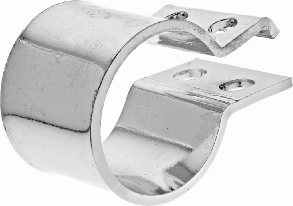 MZ Krümmerschelle Ø45 mm, verchromt - für Auspuff ES175 / Produktbild 