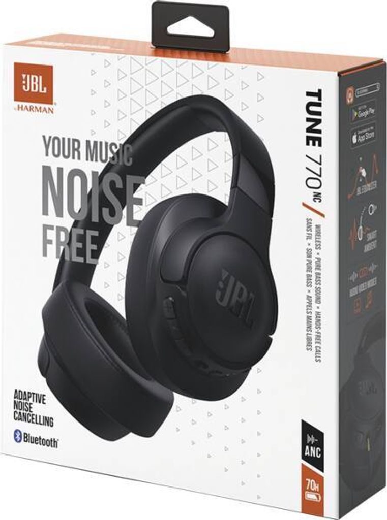 JBL Tune 770NC, Przewodowy i Bezprzewodowy,