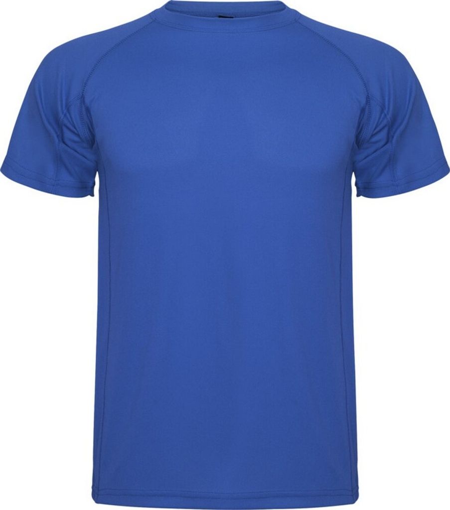 Roly - "Montecarlo" T-Shirt für Herren - Sport kurzärmlig PF4368 (XL) (Königsblau)