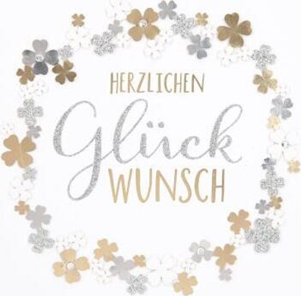 Depesche Klappkarten Glamour quadratisch